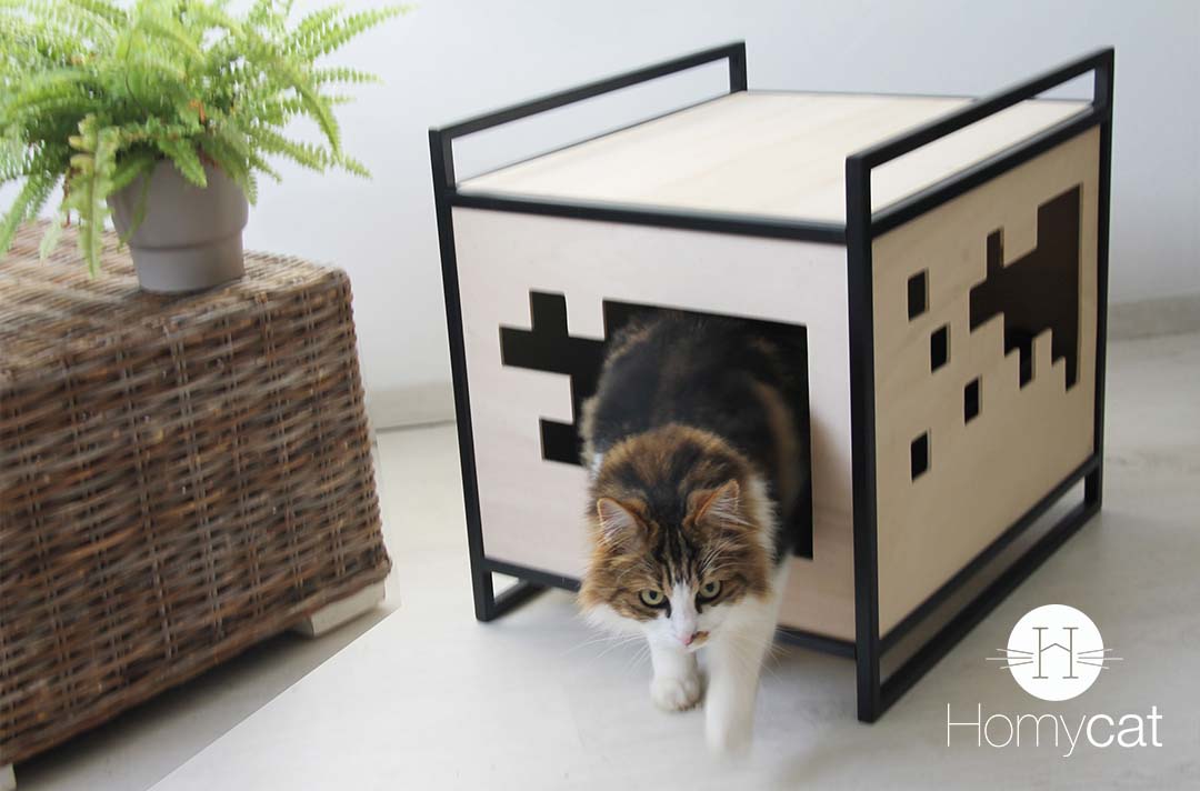 Maisons de Toilette design pour chat