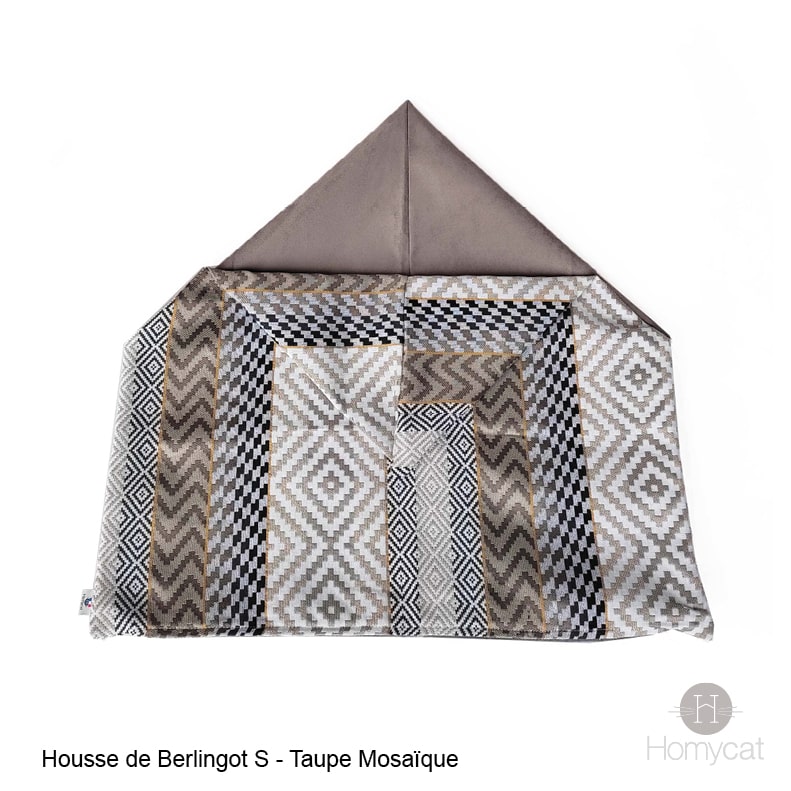 Berlingots et Housses S ET XL - Taupe mosaïque - Fin de série