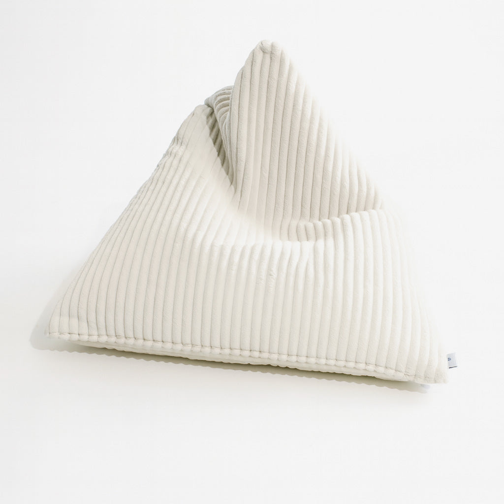 Berlingot Couchage Design Chat - Velours Taupe et Ecru