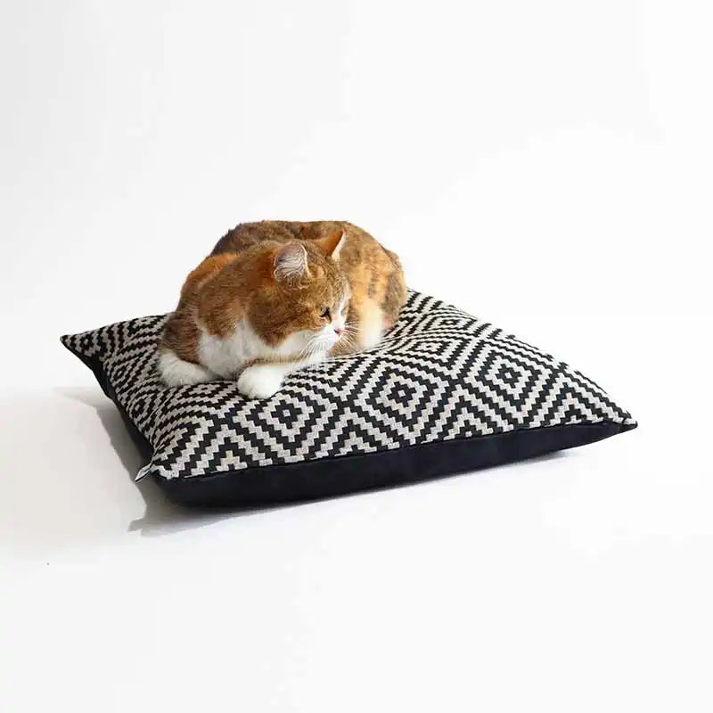 Coussin XL Ethnique noir