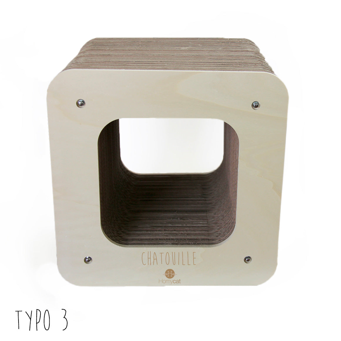 Griffoir cube design - cabane pour chat à personnaliser