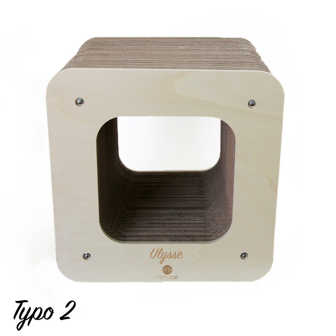 Griffoir cube design - cabane pour chat à personnaliser