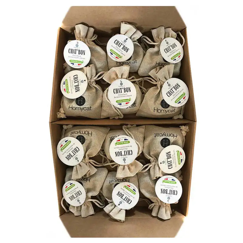 Absorbeur de mauvaises odeurs pour litière chat - Chat&#39;bon