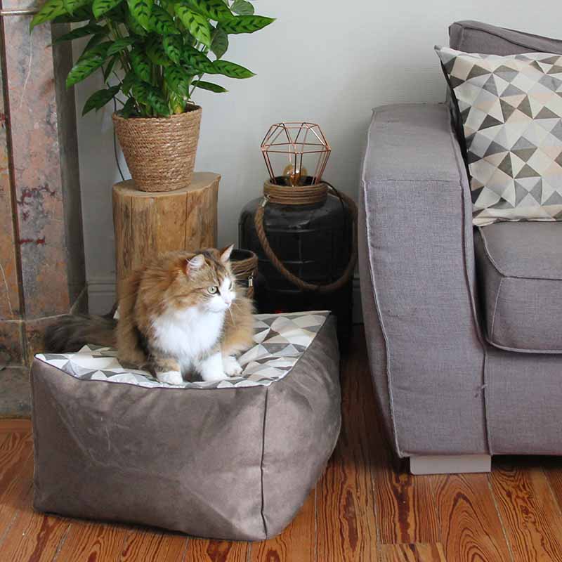 Pouf Cube - Couchages Chats Design - Choix couleur