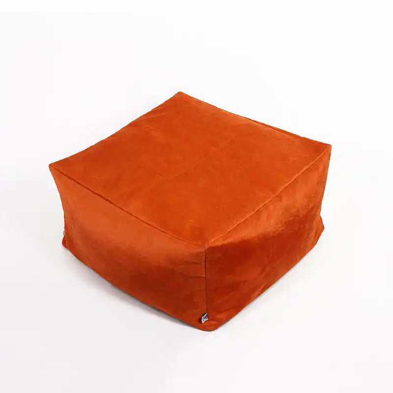 Cubes S et XL - Couchage chat déco - Terracotta Feuillage Orange