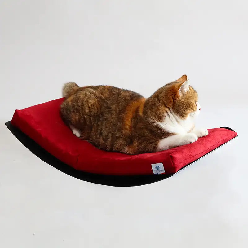 Lit mural avec coussin - Rouge Griotte