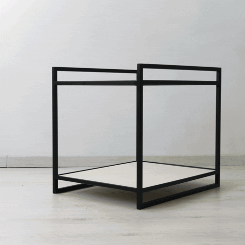 Maison de toilette Sublime - Noir / Gris