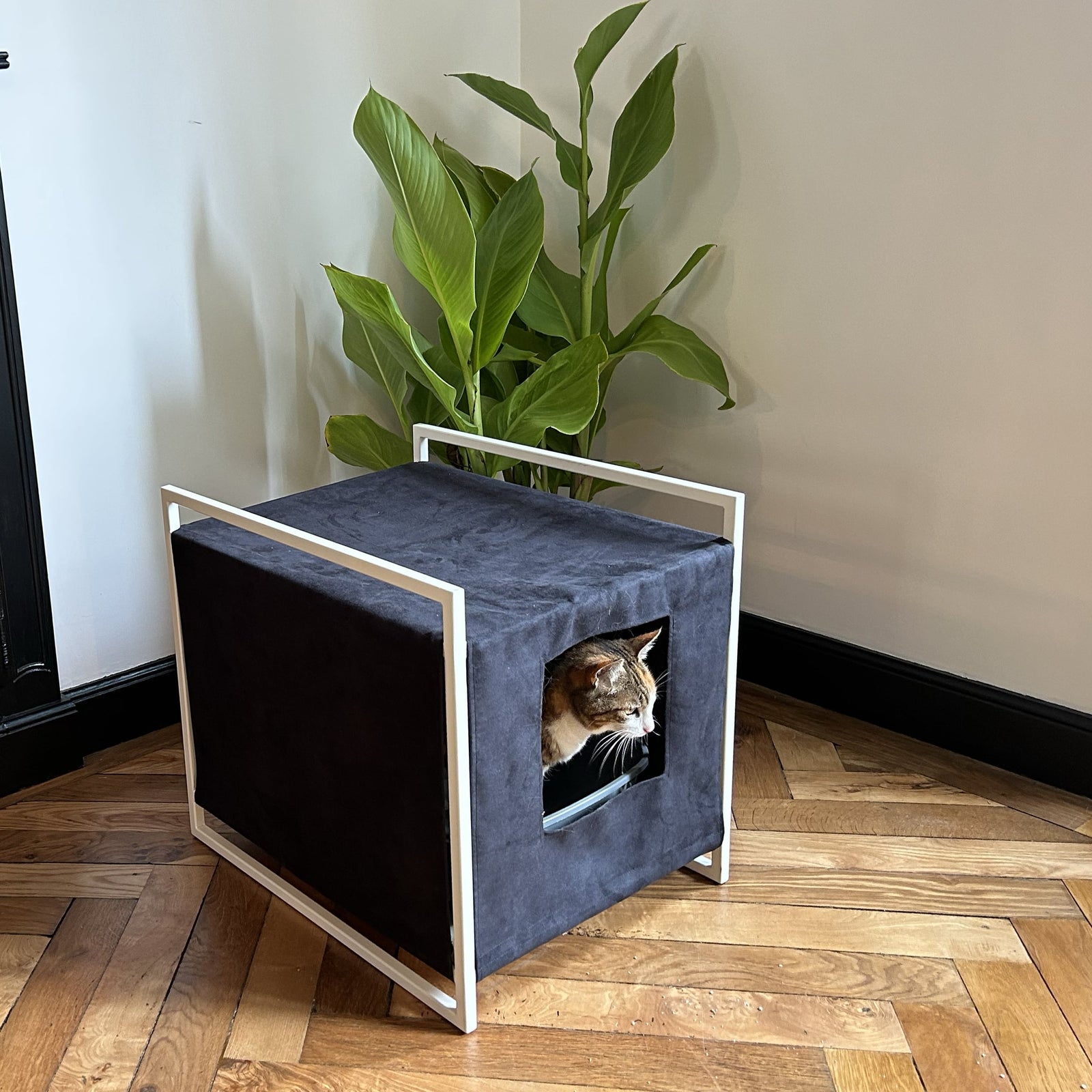 Maison de toilette Sublime - Noir / Gris