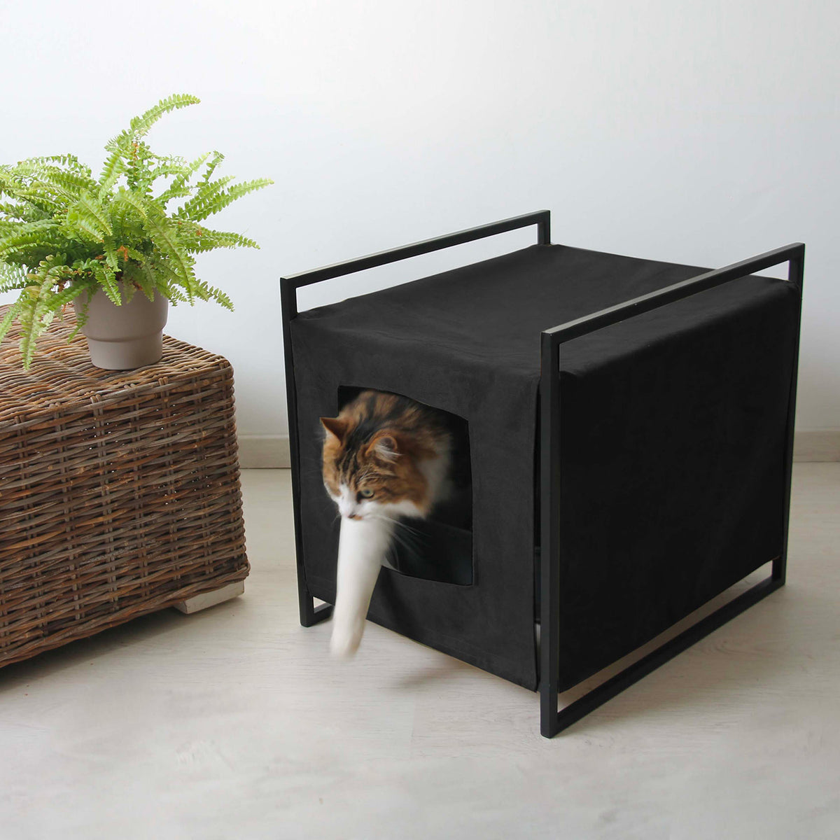 Maison de toilette Sublime - Noir / Gris