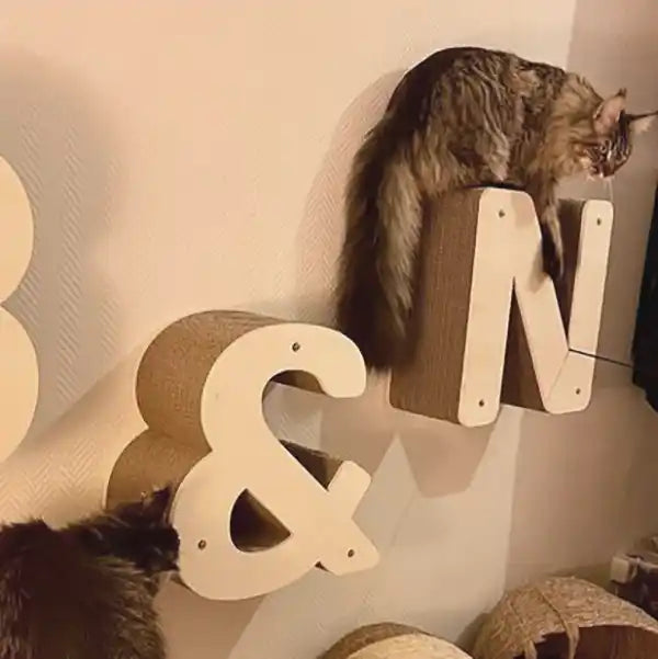 Griffoir chat Symbole esperluette &amp;