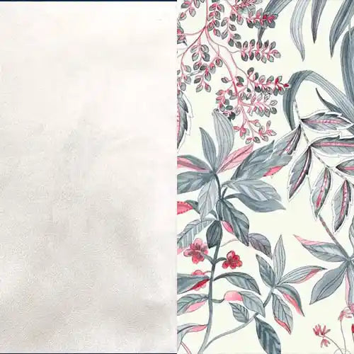 Coussins Design Chat - Ecru Fleuri Rose