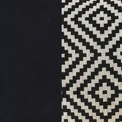Coussin XL Ethnique noir