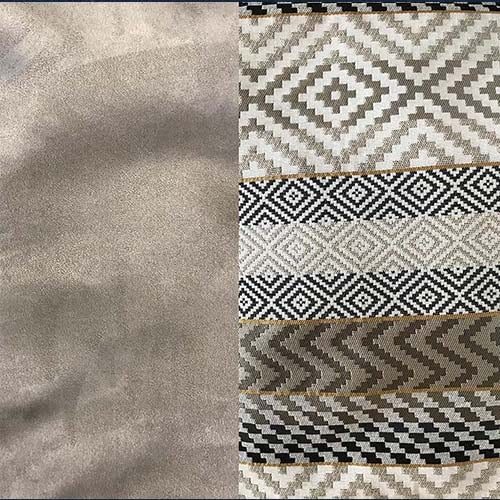 Berlingots et Housses S ET XL - Taupe mosaïque - Fin de série