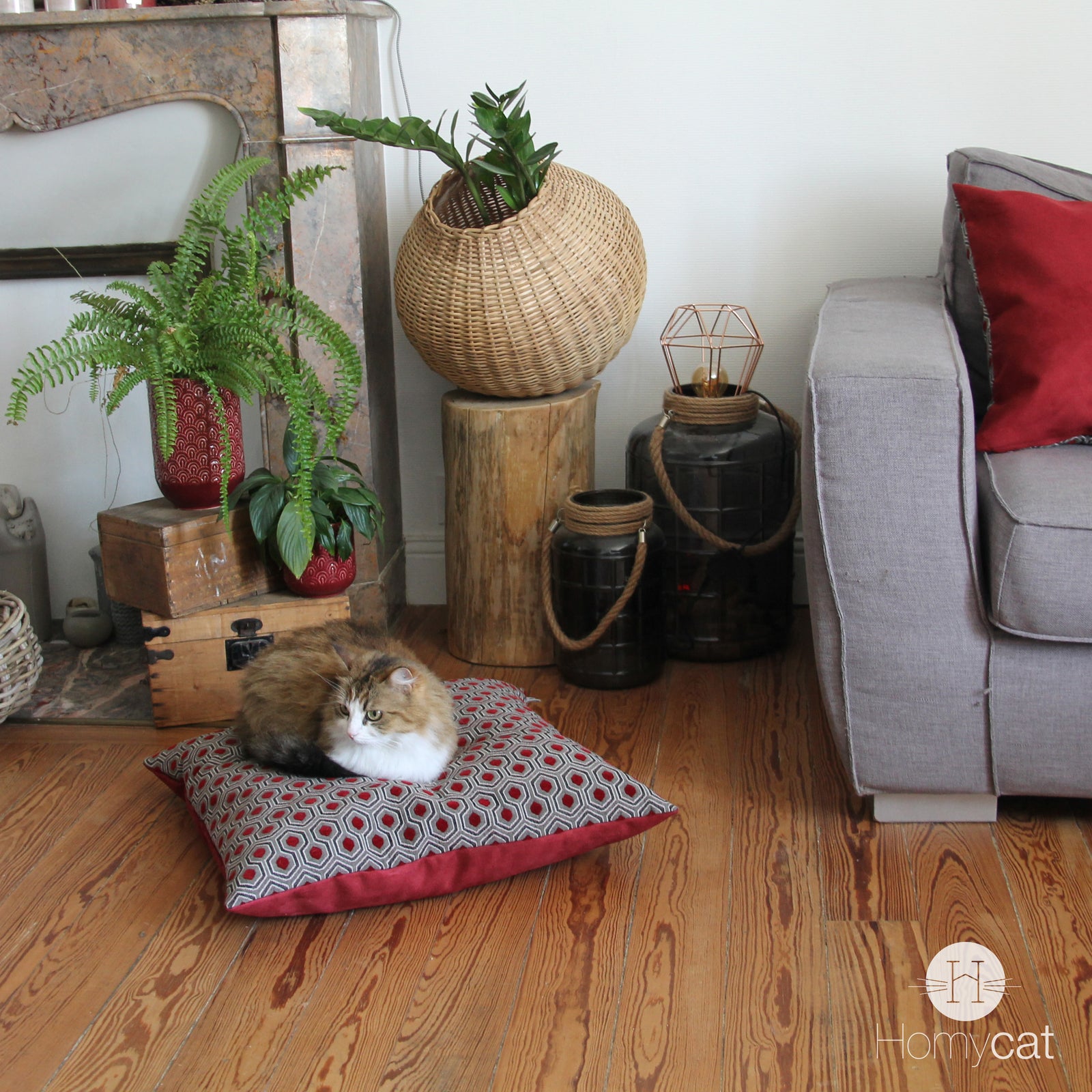 Coussins XL - Couchage chat stylé