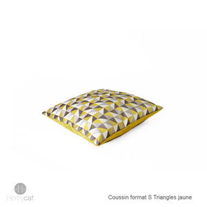 coussin-triangle-jaune-pour-chat-format-s