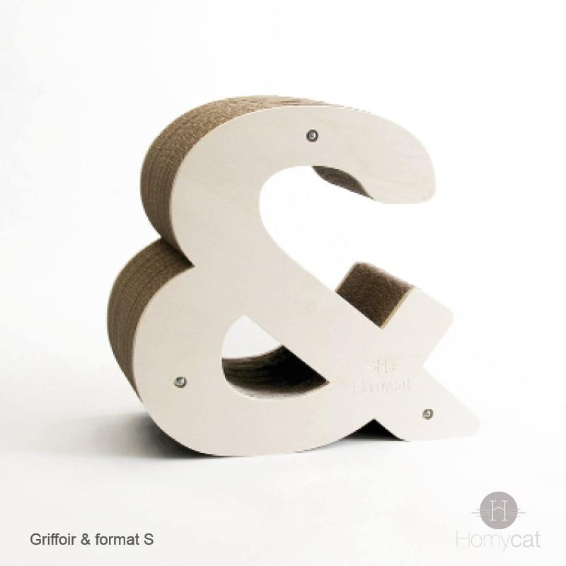 Lettre griffoir mural pour chat au choix (A à Z)