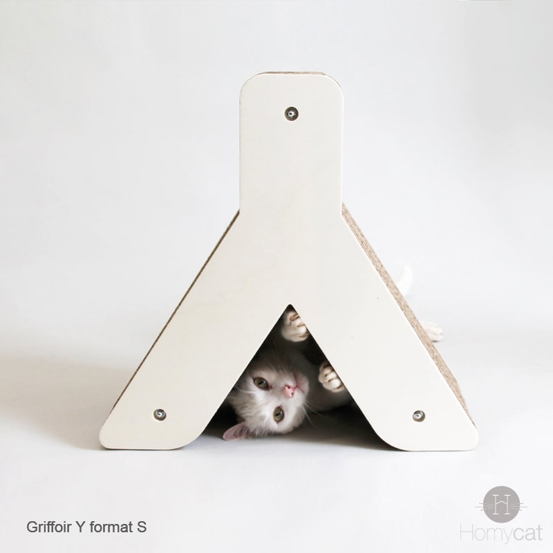 griffoir-chat-tipi-blanc-protique-discret-design-deco-france-homycat