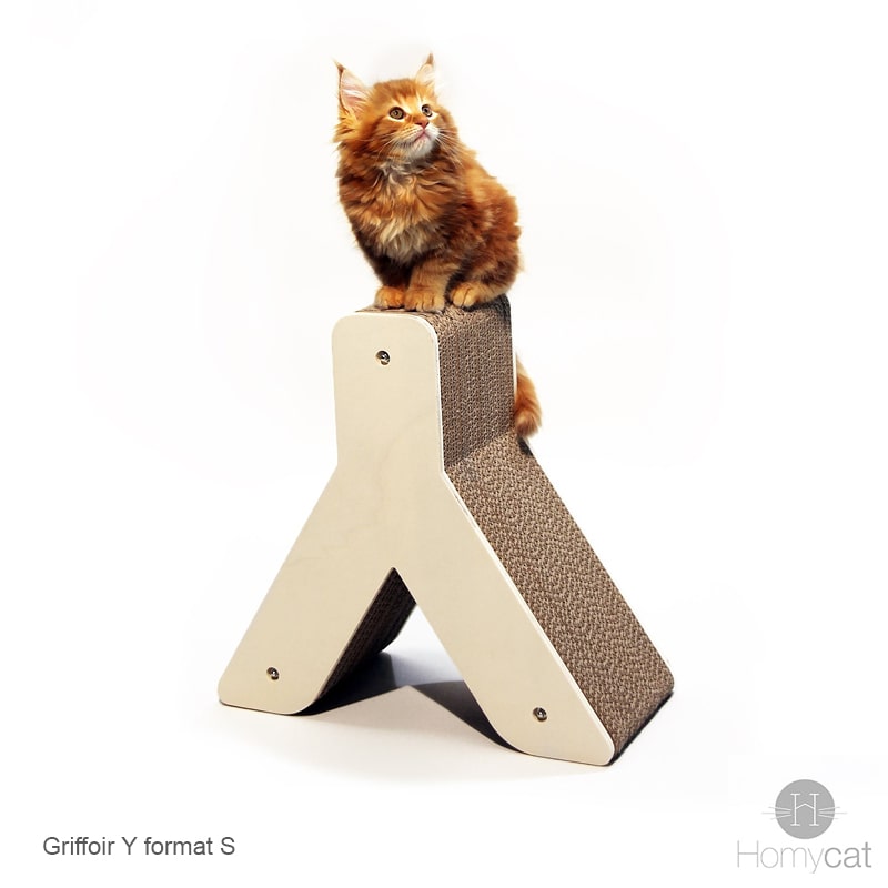 Griffoir chat design lettre Y XL pour chat et déco - Homycat
