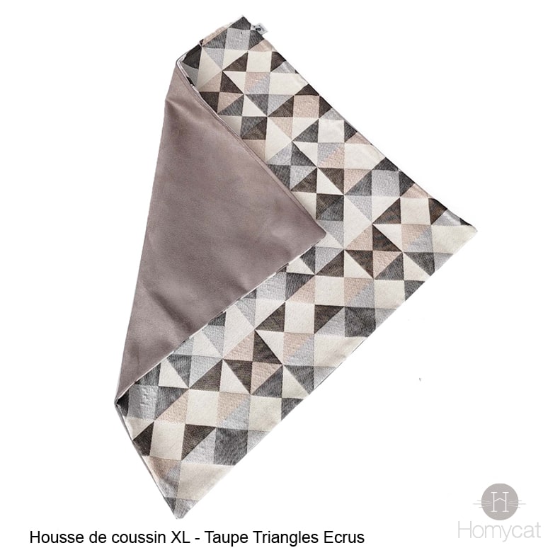 HOUSSES SEULES DÉCO 55x55CM POUR COUSSIN XL