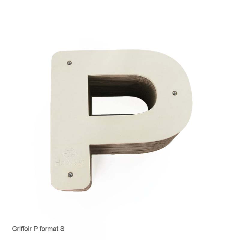 girffoir rechargeable et made in France lettre P