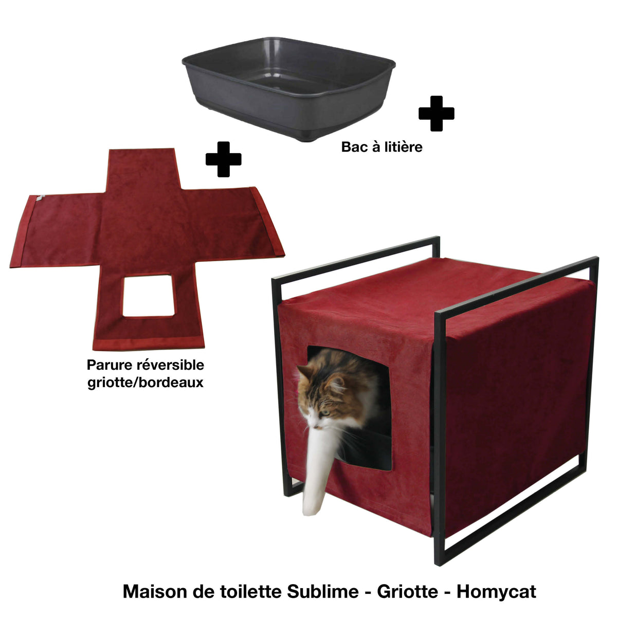 Maison de toilette Sublime - Griotte / Bordeaux