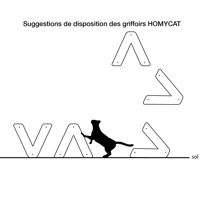 parcours-chat-lettre-v-homycat-chat-mur-décoration-murale-carton-griffe