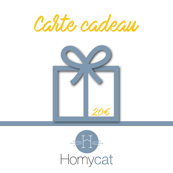 Les Cartes cadeaux - de 20 à 200€ - Homycat