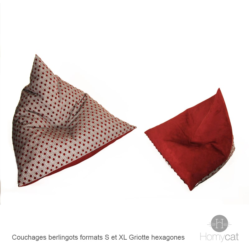 couchage-poire-berlingot-deux-formats-s-et-xl-rouge-géométrique-griotte