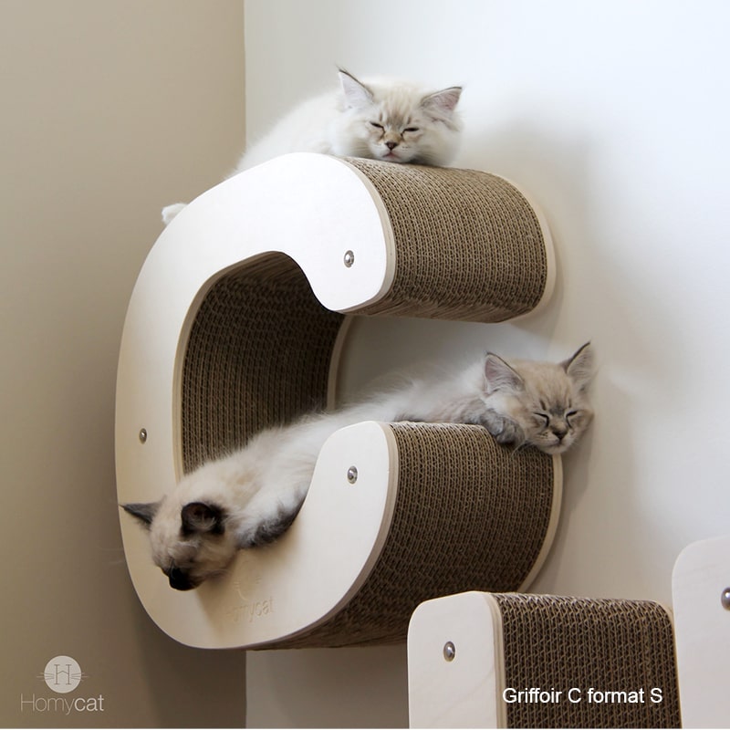 Lit pour chat en hauteur - Mobilier design pour chat 