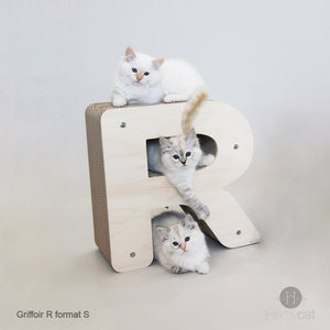 chaton-arbre-a-chat-multifonction-griffoir-lettre-R-design-homycat