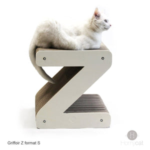lettre-z-chat-blanc-carton-homycat-qualité