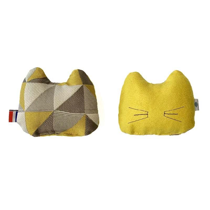 jouet tête de chat moustache tout doux pour chat